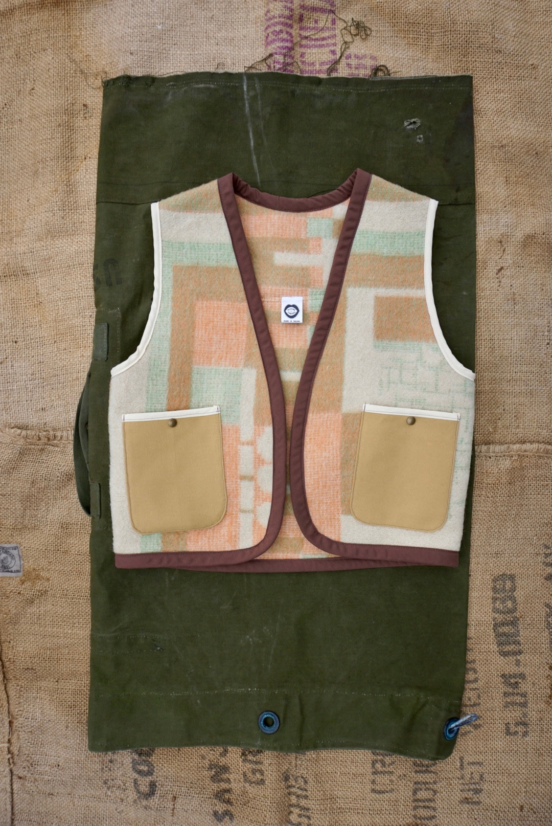 Pastel Wool Vest