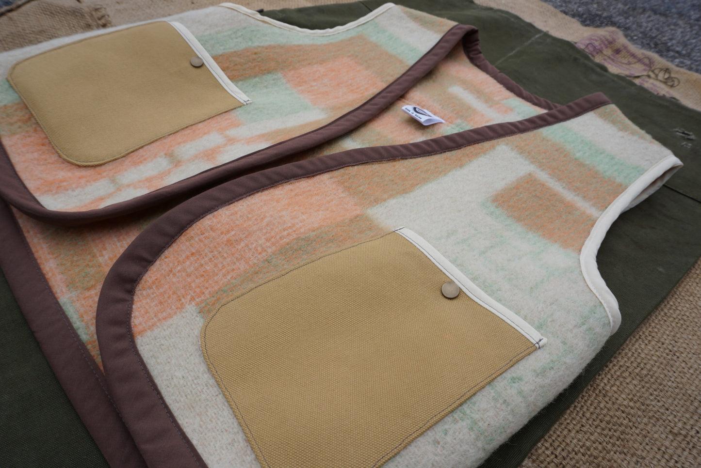 Pastel Wool Vest
