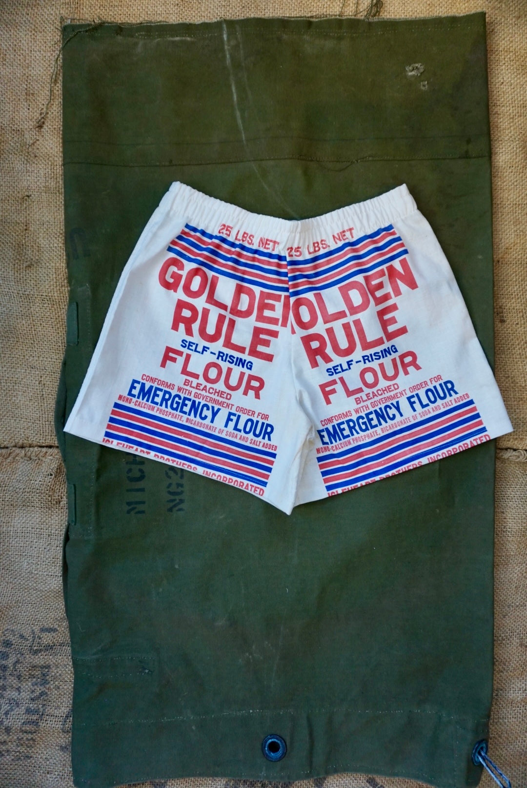 Golden Rule Flour Sack Shorts