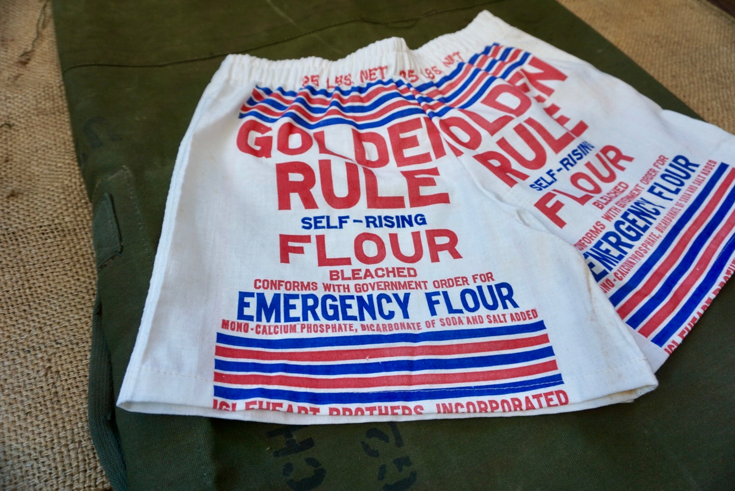 Golden Rule Flour Sack Shorts