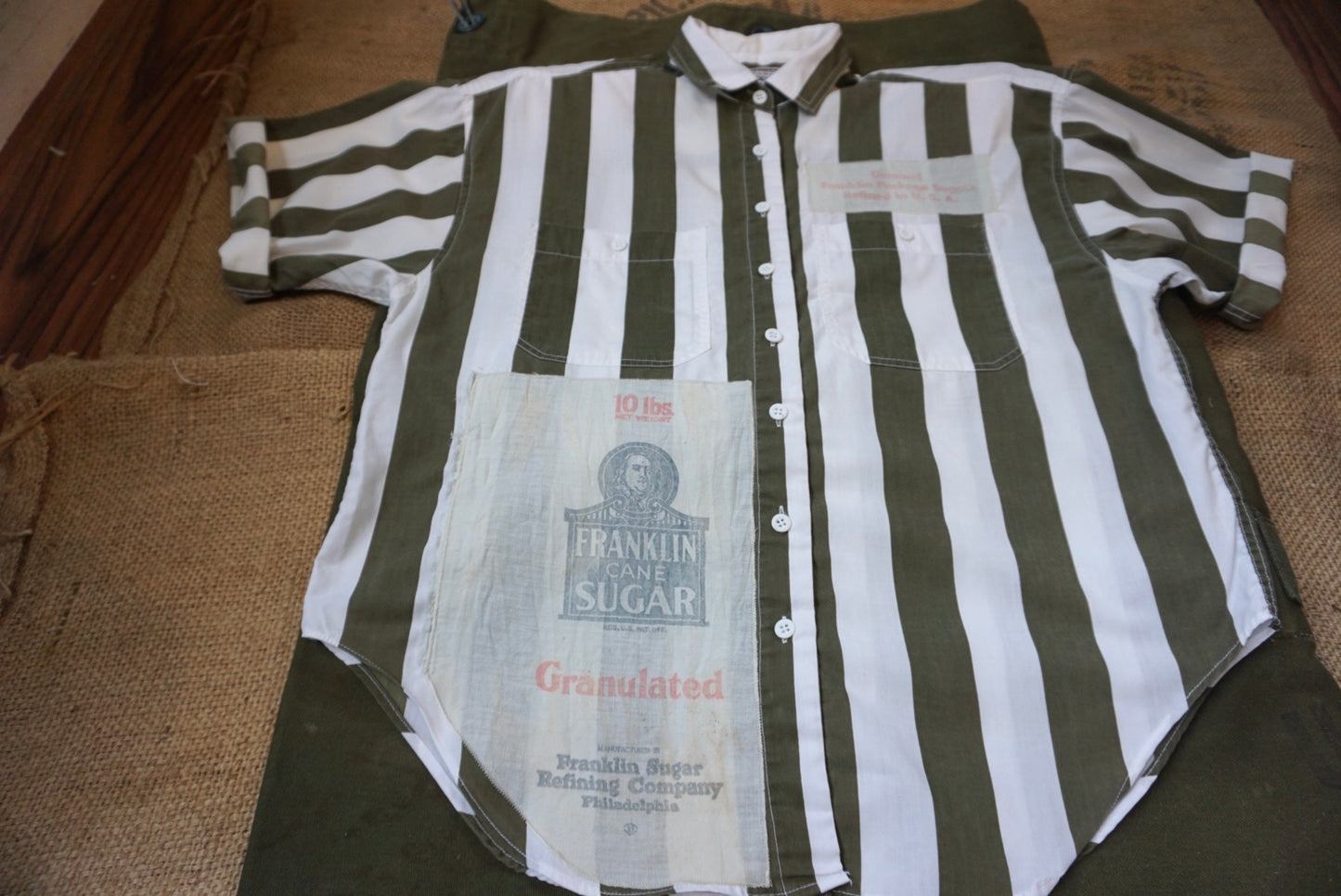 Vertical Stripe x Sugar Sack Shirt