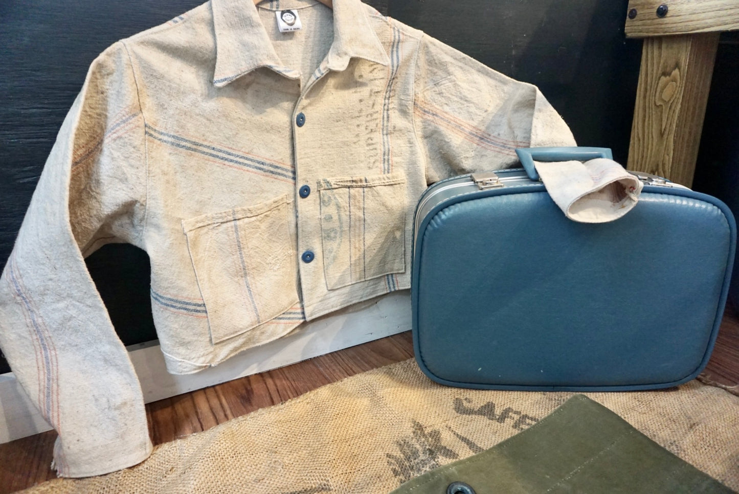 Cincinnati Seamless Pinstripe Upcycled Jacket