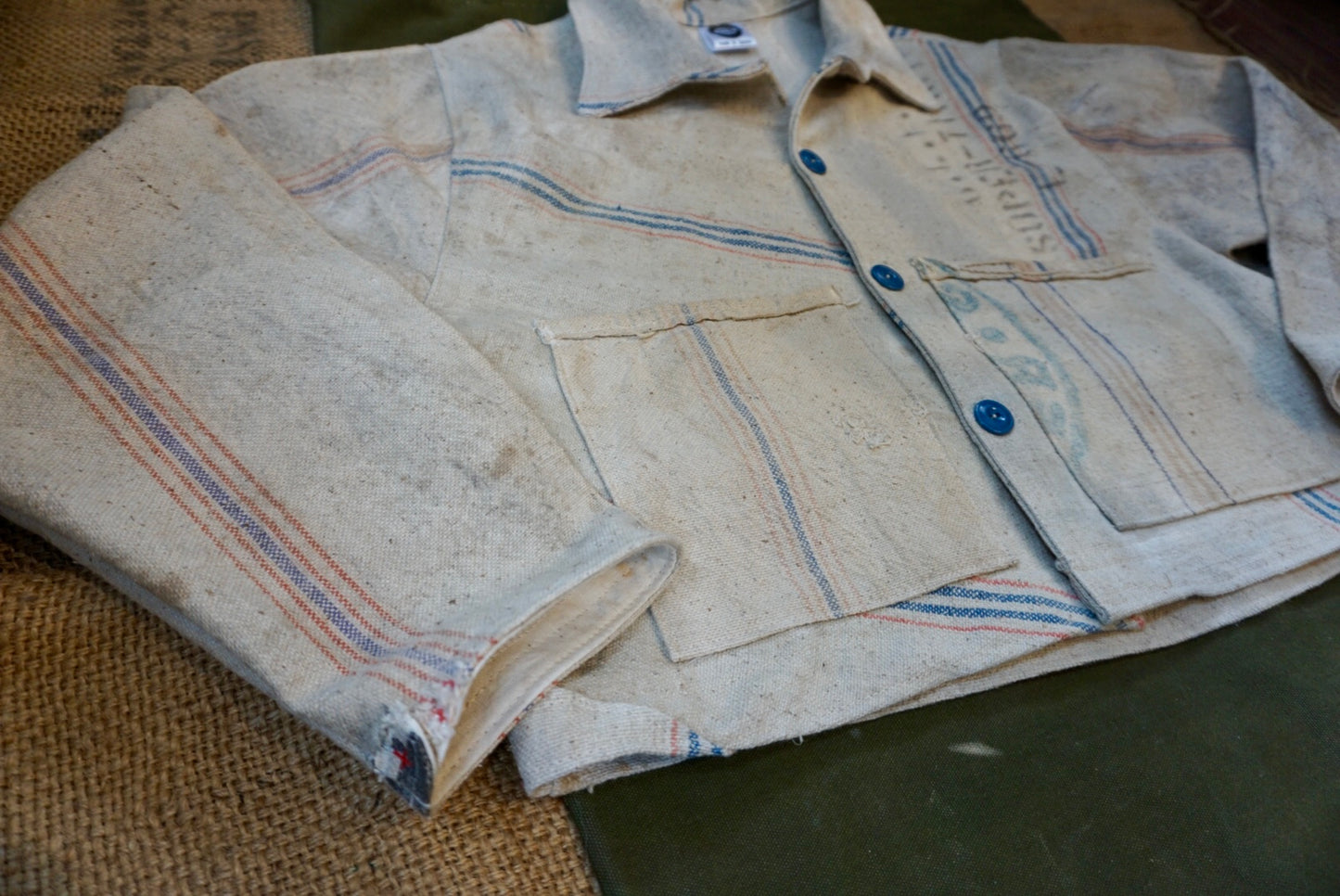 Cincinnati Seamless Pinstripe Upcycled Jacket