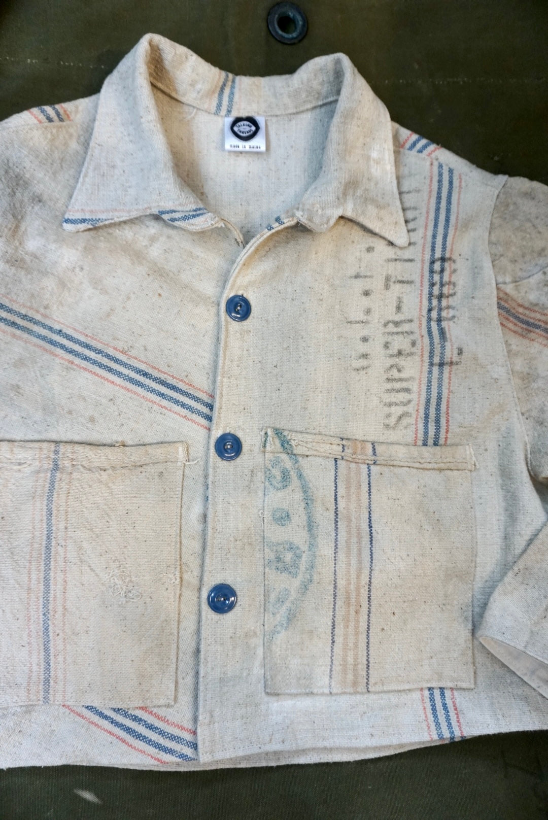 Cincinnati Seamless Pinstripe Upcycled Jacket