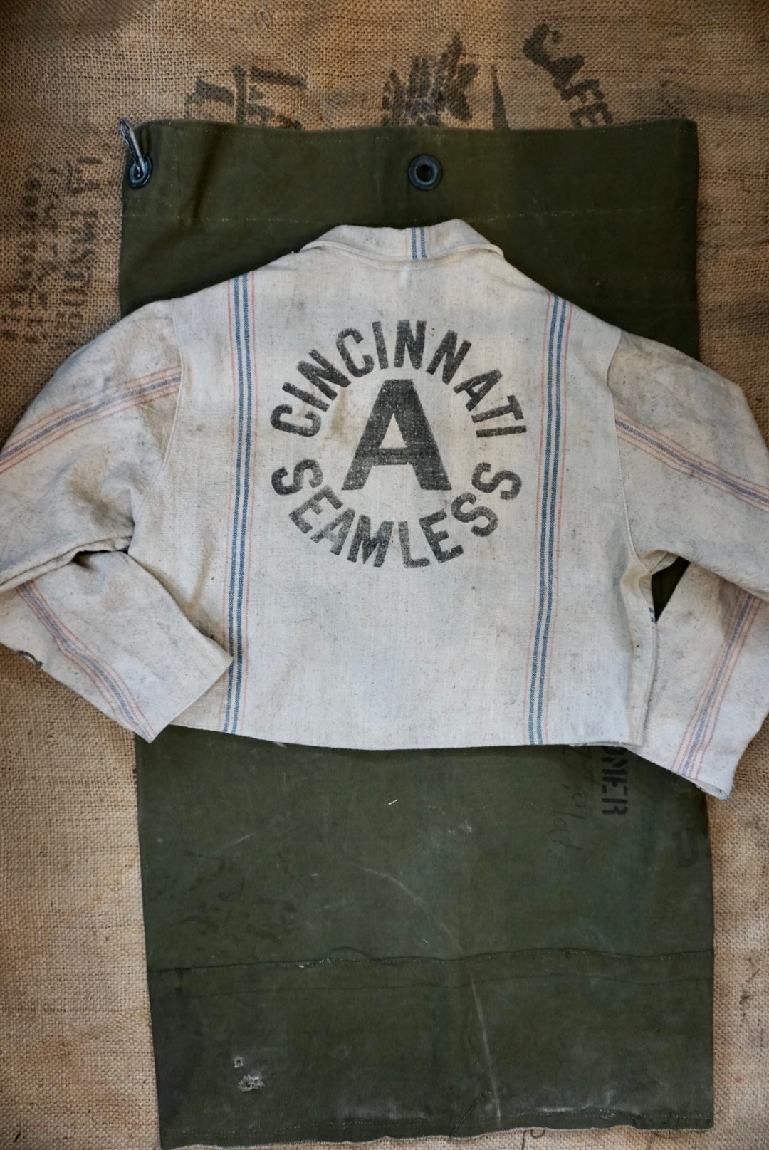 Cincinnati Seamless Pinstripe Upcycled Jacket