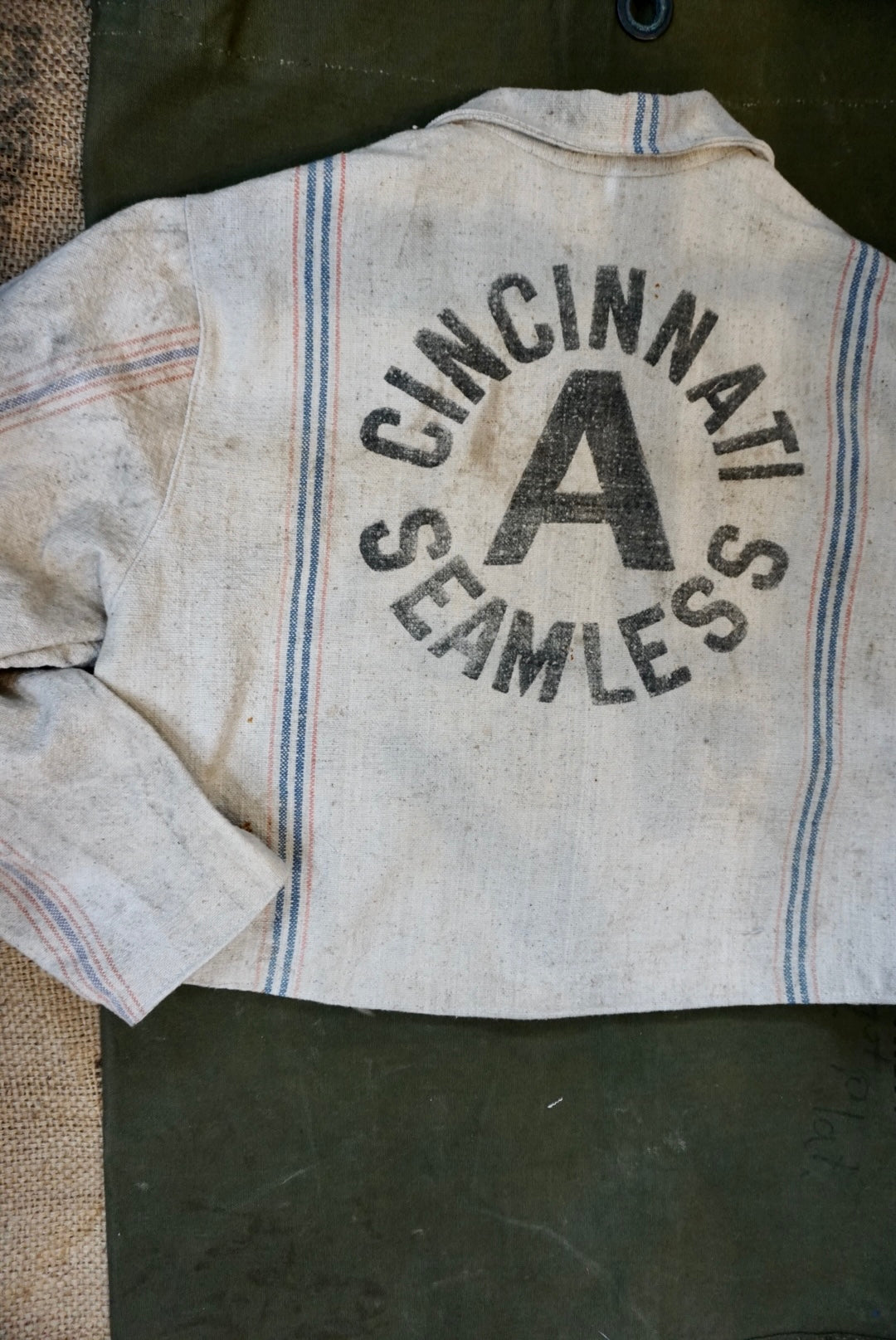 Cincinnati Seamless Pinstripe Upcycled Jacket