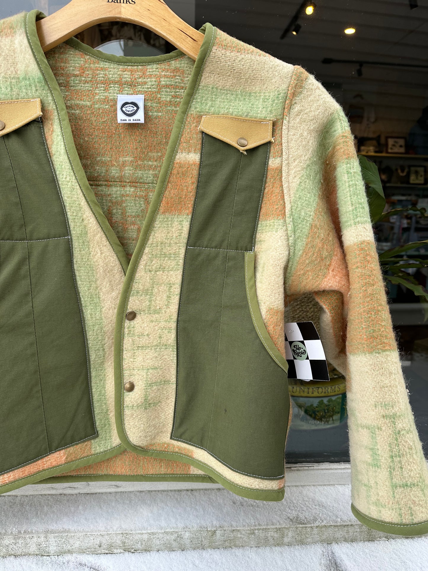 Pastel Wool Utility Jacket