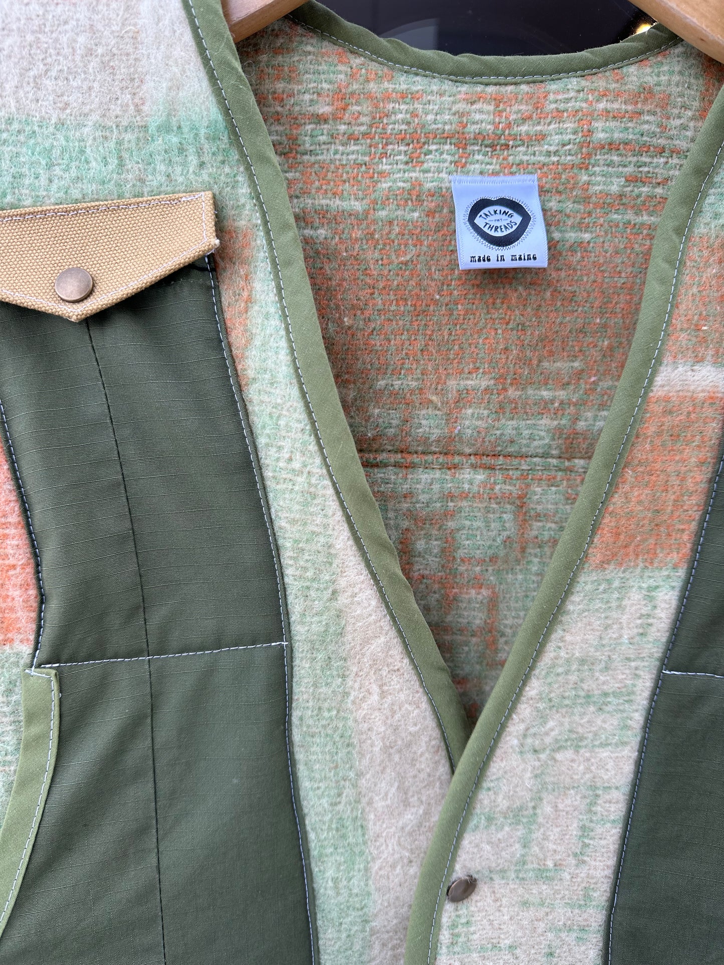 Pastel Wool Utility Jacket
