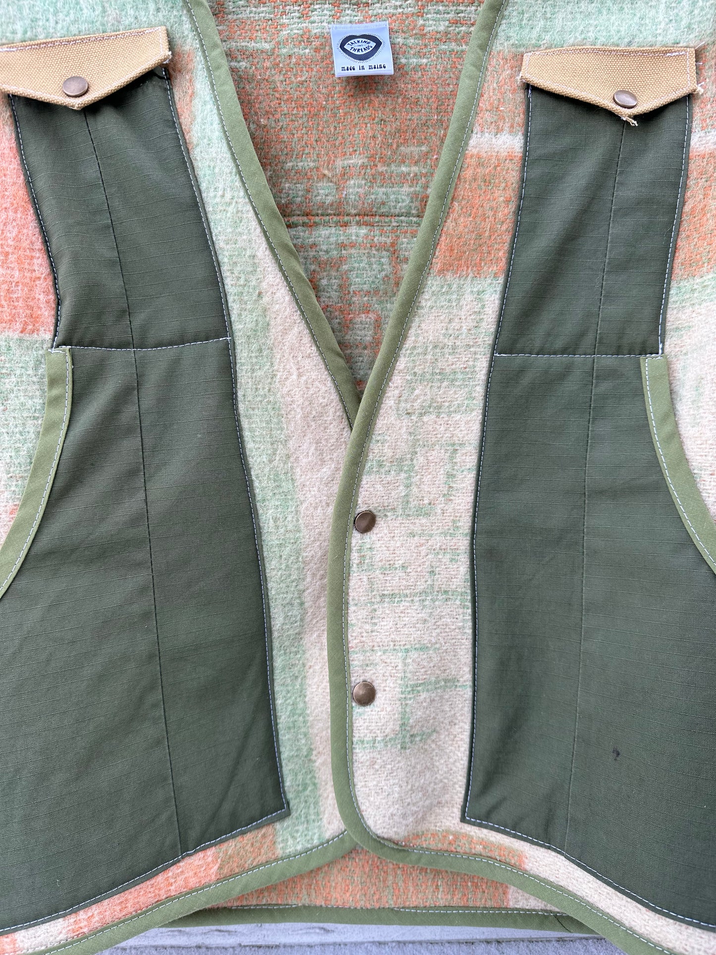 Pastel Wool Utility Jacket