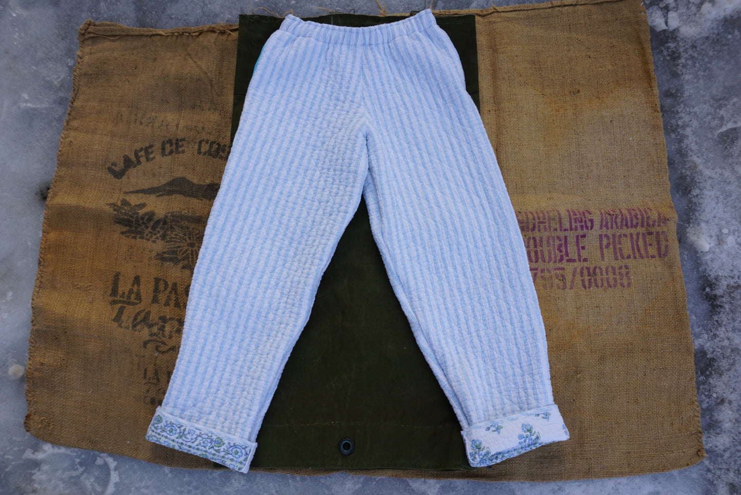 Pinstripe Quilt Pant