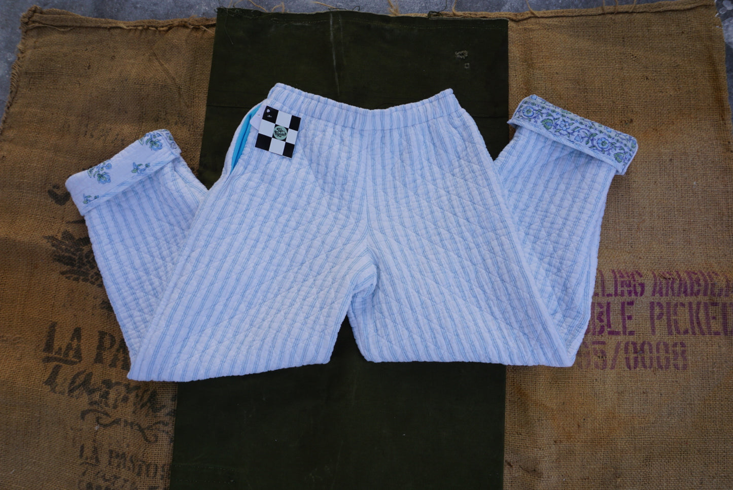 Pinstripe Quilt Pant