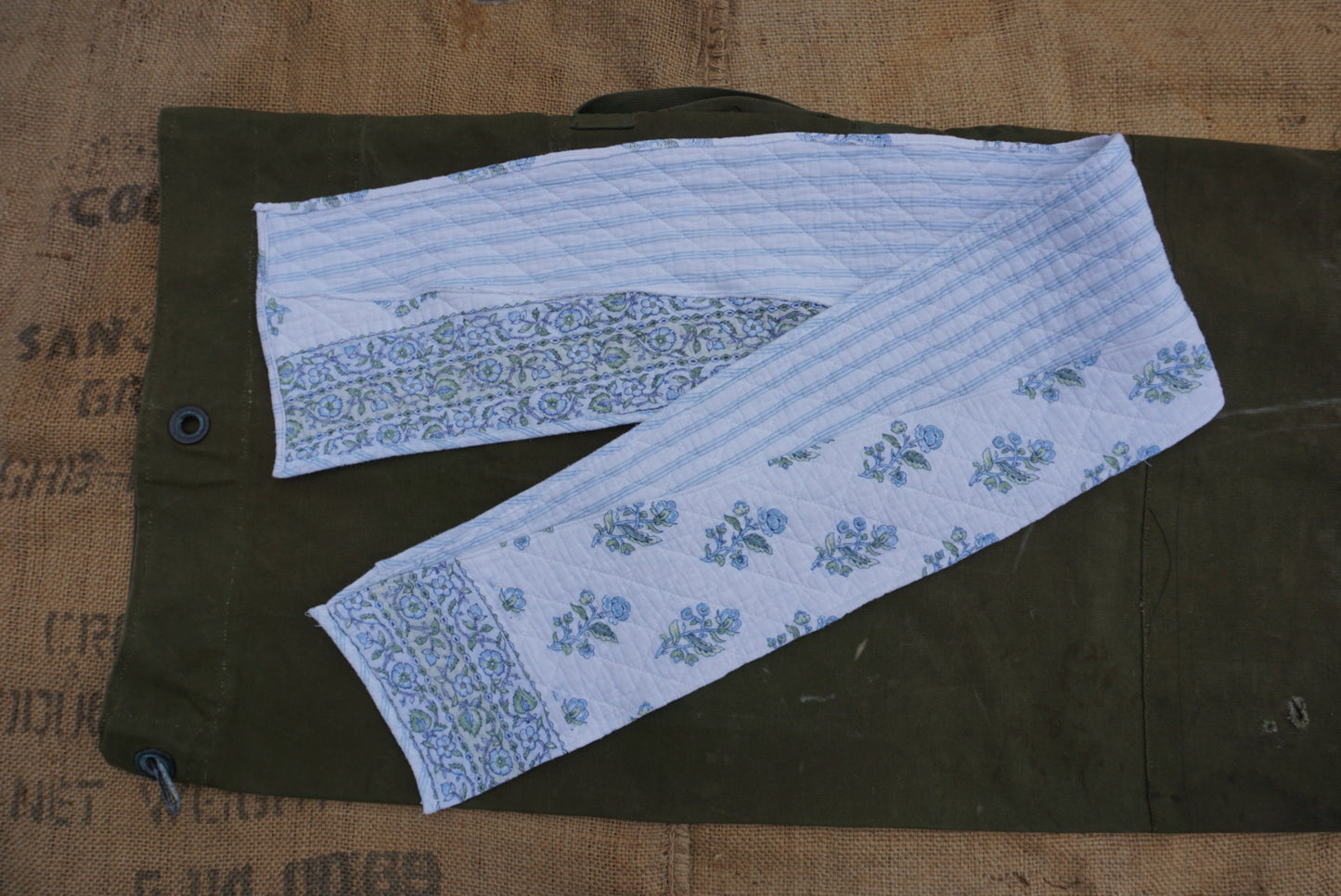Floral Quilt Scarf