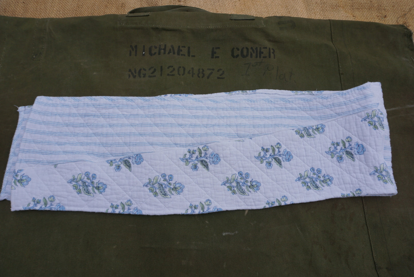 Floral Quilt Scarf