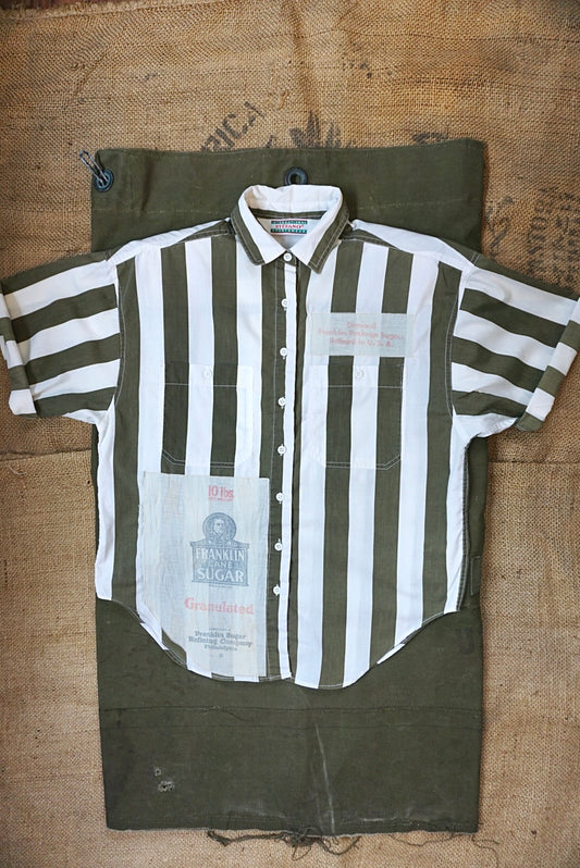 Vertical Stripe x Sugar Sack Shirt