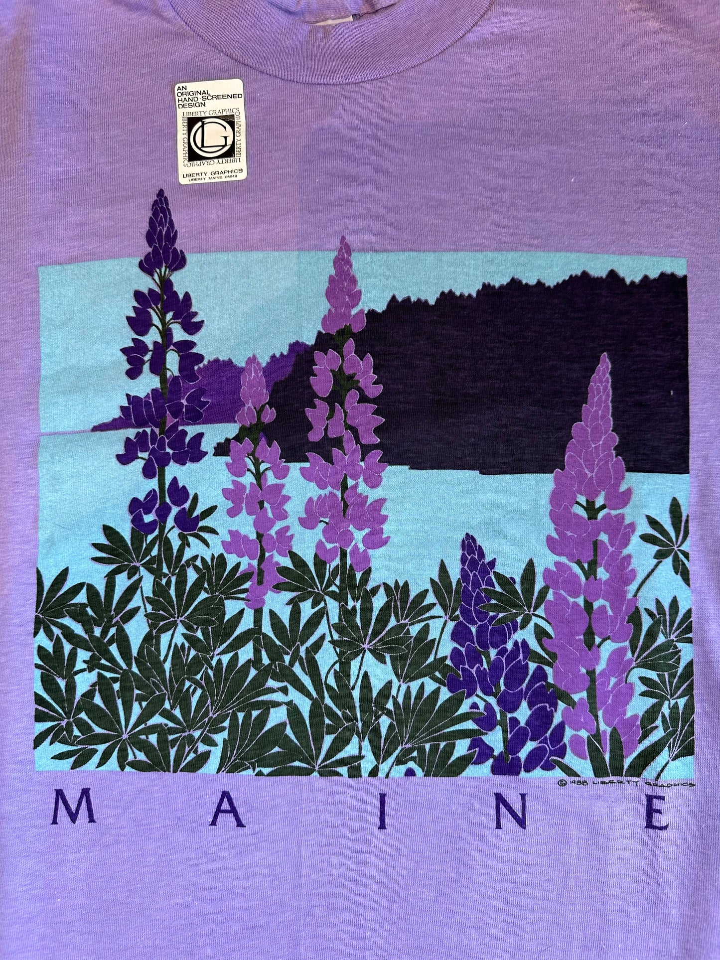 Maine Wildflower Graphic Tee