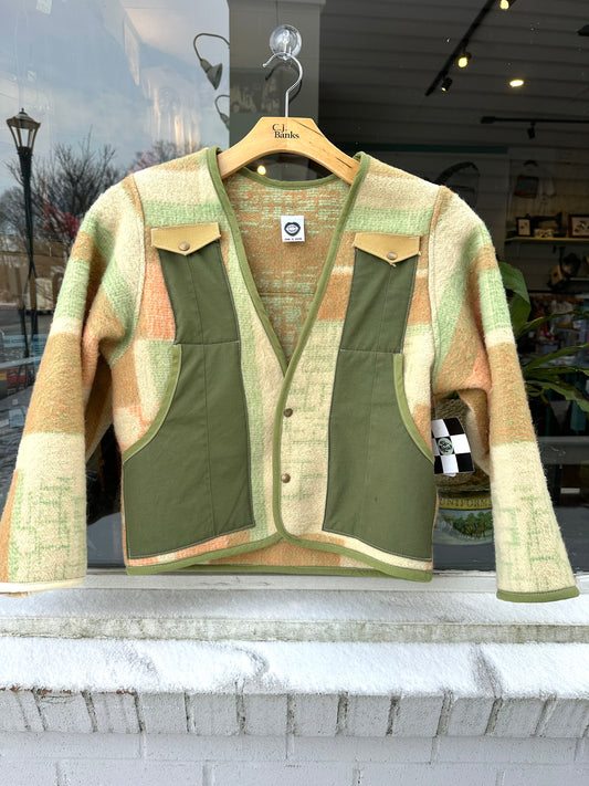 Pastel Wool Utility Jacket